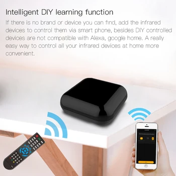 WiFi Smart IR Infraroșu fără Fir Control de la Distanță TV, Aer condiționat SAT de Viață Inteligentă/Tuya APP,Funcționează cu Alexa Ecou de Start Google