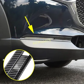 Fibra de Carbon Mașină de Ceață Față Capacul de Lumină Lămpi Ornamente Pentru Mazda CX30 CX-30 DM 2020-2021