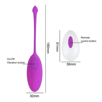 IKOKY Ou Vagin Vibrator Vibrator Ou Stimulator pentru Clitoris Femei Sex-Shop Kegel Mingea de Control de la Distanță G-Spot Masaj Sărituri