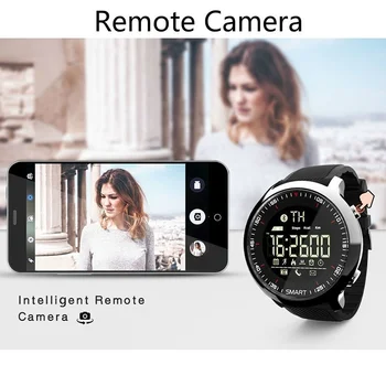 Ceas inteligent IP68 Impermeabil Sport Pedometre Memento Mesaj Bluetooth Piscină în aer liber, Bărbați Smartwatch pentru Ios, Android Telefon