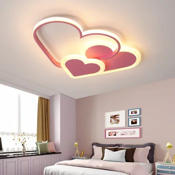Moderne, conduse de plafon lumina star un nou sistem de iluminat lumini dormitor pentru copii, camera copii, camera copilului acasă AC85-265V roz lampă de plafon