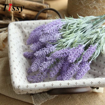 3PCS Alb&Roz&Mov Provence Lavender Flori Matase Flori Artificiale de Simulare Plante Acasă Vaza Decor Flori de Nunta