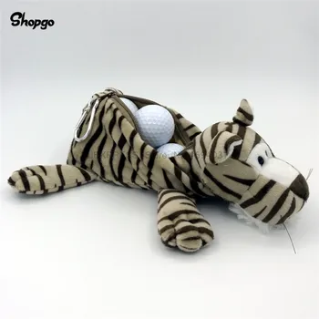 [Size 6-7pcs] Dungi de Tigru Mic Minge de Golf Geanta Animal cu Fermoar, Saci de Golf articole Sportive Mascota Noutate Cadou Drăguț