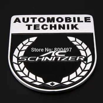 Cele mai noi 3D Aliaj de Aluminiu pentru Portbagaj Emblema AC Schnitzer Accesorii Auto Adezive Logo Car Styling Insigna