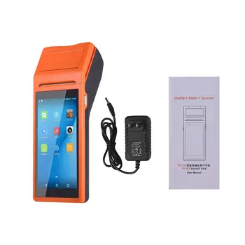 Telefonul mobil Android Handheld PDA Pos Terminal Terminales 3G Wireless Wifi Bluetooth PDA Cu 58mm Imprimantă Termică 5.5 Ecran Tactil
