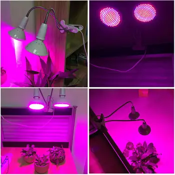 Spectru complet de Plante Cresc Becuri cu Led-uri Lampă de iluminat pentru Semințe hidro Flori cu efect de Seră Legume gradina Interioara E27 fito growbox