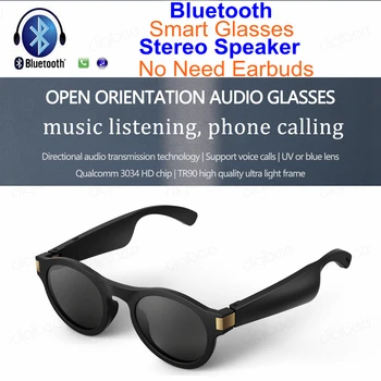 IPX4 rezistent la apa ochelari de Soare Bluetooth Deschide Directional Audio Ochelari de Boxe Stereo Microfon pentru iPhone, Huawei, Xiaomi Ochelari Inteligente