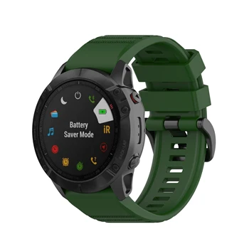 Sport Colorate Silicon Moale Watchband Pentru Garmin Fenix 6 5 3 6X 5X / 5 Plus / 5X Plus / 6X Pro Solare Eliberare Rapidă Curea de mână