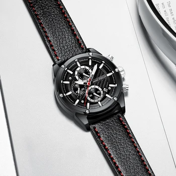Ceas Sport Pentru Barbati Ceasuri 2020 de Lux Brand de Top Cronograf Ceas Calendar Data Impermeabil Multi Function MINI FOCUS Horloges