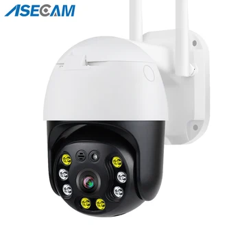5MP PTZ Camera IP Wifi în aer liber, Zoom Digital 4X AI Omului Detecta H. 265 P2P ONVIF Audio de Securitate CCTV Camera de Supraveghere Wireless
