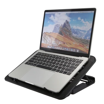 Cooler pentru Laptop cu 2 Porturi USB și Șase de Răcire Ventilator cu LED Laptop Cooling Pad Notebook-Suport pentru 12-17 Inch Laptop