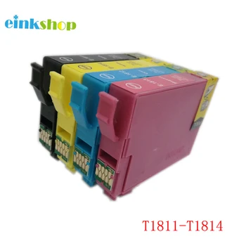 Einkshop T1811-T1814 Cartuș de Cerneală pentru Epson Expression Home XP-215 XP-312 XP-315 XP-415 XP-225 XP-322 XP-325 XP-422