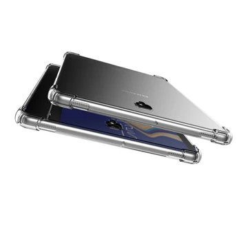 Funda Samsung Galaxy Tab 10.1 2019 SM-T510 SM-T515 la Șocuri Moi Coajă de Silicon Transparent TPU Airbag Protecție Coque Capa