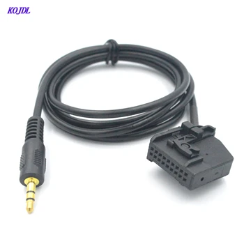 Car Audio 3.5 MM AUX cablu de sex masculin JACK Adaptor Cablu AUX-IN 18 pini Pentru Mercedes Benz C CLK G M SL SLK SERIE NOUĂ KOJDL