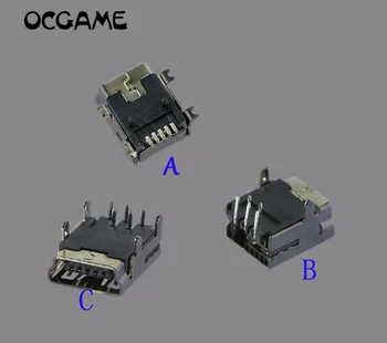 500PCS/LOT de Alimentare Conector de Încărcare de Putere de Port Incarcator Mufa mini usb de date încărcător port pentru PS3 wireless controller OCGAME