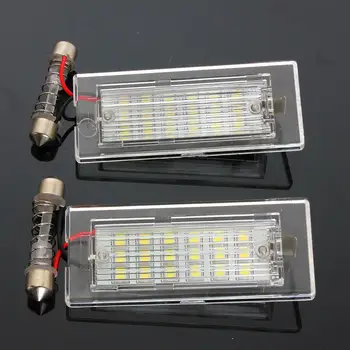 2X Lumină de inmatriculare, 18 LED-uri Becuri Auto Lămpii Numărului de Înmatriculare Auto Styling Sursă de Lumină Pentru BMW X5 E53 X3 E83 2003 2004 2005 - 2010