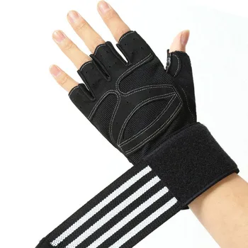 3D Degete Mănuși de Ciclism de Silicon Anti-Șoc Mănuși de Sport Jumătate Degetul Mănuși pentru Femei, Mănuși de Fitness Weightlighting