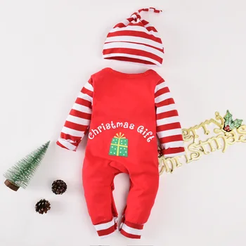 Crăciun Copil Nou-Născut Băieți Fete Romper Desene Animate Bumbac Cu Maneci Lungi Salopeta De Îmbrăcăminte Pentru Sugari Pijamale, Haine De Copil Utilaje