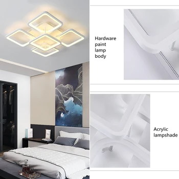 Led-uri moderne Lustre pentru Living Iluminat Interior Dormitor Handelier Lampa Decor Acasă Corpuri de Iluminat Camera de Iluminat Interior