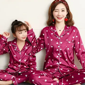 Familia Costume, Pijamale Set 2 buc Printuri de Desene animate pentru Adulți Copii Copii Drăguț Petrecere în Pijamale Pijamale Pijamale de Îmbrăcăminte de Familie