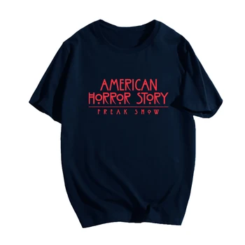 Creative Teroare Tipărite Bărbați Femei American Horror Story Tricou Casual Baieti Fete Maneca Scurta Topuri Adolescenti Cuplu T-shirt