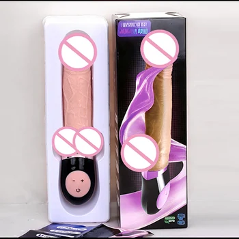 Încălzire Dildo Vibrator punctul G Jucarii Sexuale pentru Femei Masturbator Rotație Vibrator Realist Penisului Penis Adult Sex Machine Vibrator