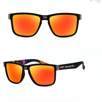 2020 Daiwa Bărbați Pescuit ochelari de Soare în aer liber, Alpinism Cadru plin de culoare ochelari de Soare Polarizat DAWA Windproof Ciclism ochelari de soare