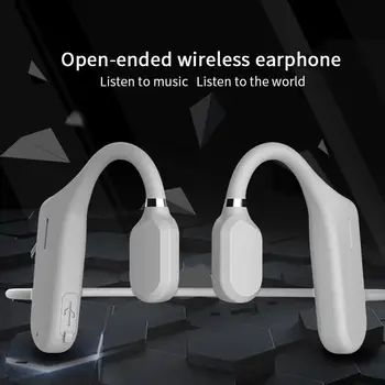 Conducție osoasă Căști fără Fir Bluetooth 5.0 Nu In-ear Cască IPX6 Impermeabil Sport Căști Ușoare pentru Ureche 0m USB