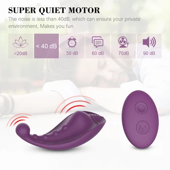 Fluture Portabil Dildo Vibrator pentru Femei Masturbator Chilotei G Spot Stimulator Clitoris Control de la Distanță Chilotei Adult jucarii Sexuale