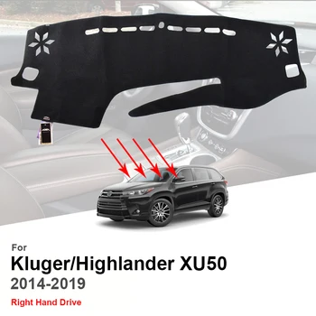 Xukey Pentru Toyota Kluger Highlander XU50 2016 2017 2018 2019 Dashmat de Bord tabloul de Bord Mat Acoperire de Bord Acoperă Covor