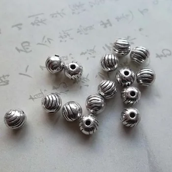 100buc/lot en-Gros de Metal Vrac 4mm Margele Argint Tibetan Bijuterii Margele Spacer DIY Brățară Colier Aliaj de Farmec Materiale
