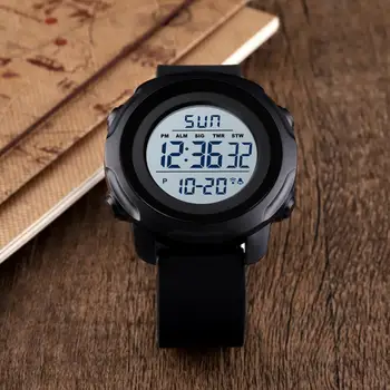 Digital Ceas Barbati SKMEI Bărbați Ceasuri Impermeabil Sportului Militar Încheietura Ceas Conta în jos Cronograf Bratara Pentru Om Mens Ceas