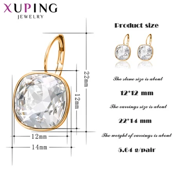 Xuping Bijuterii de Lux Romantic Cristal Cercei pentru Femei Cadouri de Anul Nou M72-20404
