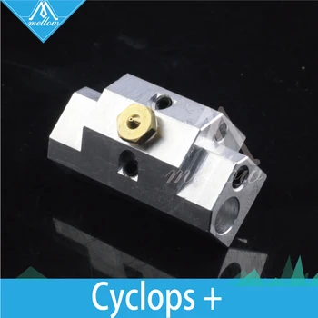 Toate-metal de Multi-extrudare 2-1 iesire Cyclops/PLUS Pt100 Aluminiu Încălzitor de Bloc de Culoare Multi Nozzel 1,75 mm Pentru Imprimanta 3D Hotend
