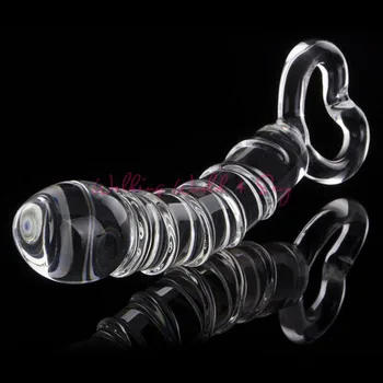 Cristal De Sticla Vibrator In Forma De Inima Portabile Spirală Penis Potrives Masturbare Vaginala Masaj Analsex Jucarii Jucarii Sexuale Pentru Cupluri