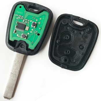 2 Butoane Cheie de la Distanță Pentru Peugeot 307 Citroen C1 C3 cu Cip ID46 PCF7961 VA2 Lama cheie de Masina