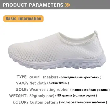 INSTANTARTS Inima Asistenta Imprimate Casual Pantofi de Apa Femeie Vară Plasă de Alunecare Pe Plat Adidasi pentru Femei Leneș Mocasini Tenis Mujer