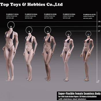 1:6 scala de sex feminin fata de figura corp super-flexibil fără sudură corpul bronzat culoare san mare țâțe acțiune figura DIY papusa jucării