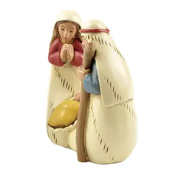 Iesle Grup Nașterii Statuetă Creștină Catolică Sfântul Părinte, Mama Copilului Sfânt Decor Cadou Catolică Miniaturi, Figurine