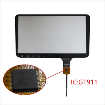 Universal 9 inch GT911 Capacitiv Tactil Digitizer pentru Android DVD Auto navigatie cu ecran Tactil panoul de Sticlă Cu buton