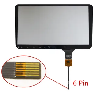 Universal 9 inch GT911 Capacitiv Tactil Digitizer pentru Android DVD Auto navigatie cu ecran Tactil panoul de Sticlă Cu buton