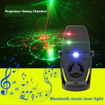 Mini Laser de Lumină Projecteur Galaxy Chambre Etapă Flash Star Sky Proiector Led Bluetooth Muzica de Joc Acasă KTV cu Controler