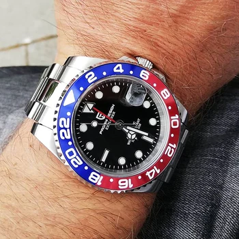 PAGANI DESIGN Bărbați rezistent la apa 100M Ceasurile de Top de Brand de Lux cuarț Încheietura Ceasuri Barbati GMT 40MM 2020 Reloj Hombres