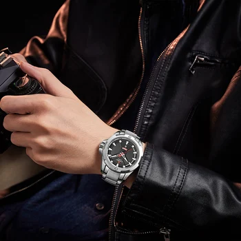 Relogio Masculino Ceasuri Barbati NAVIFORCE Top Brand de Lux Ceas Analog Bărbați din Oțel Inoxidabil Impermeabil Cuarț Ceas de mână Data