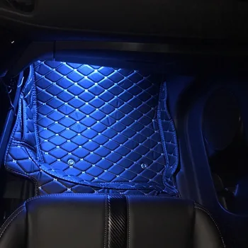PMFC 4 LED-uri Picior Decorative de Lumină Atmosferă Specială Lampa Decorativa Lampa de Gheață albastru Sau APP 64Color 12V Pentru Honda
