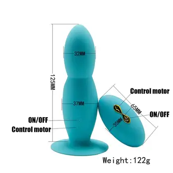 De La Distanță Fără Fir Vibrator Dopuri Anale Anal Vibrator Pentru Cupluri Masturbator Anal 10 Viteza De Vibrație Glonț Gay Sex Toy