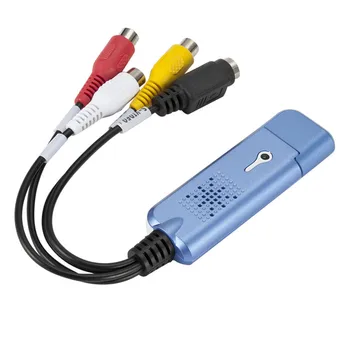 Pentru Easycap USB 2.0 Ușor Capacul de Captare Audio-Video Adaptor VHS, DVD, DVR TV placa de Captura Converter suporta Win 10 Pentru MAC IOS cu Mașina