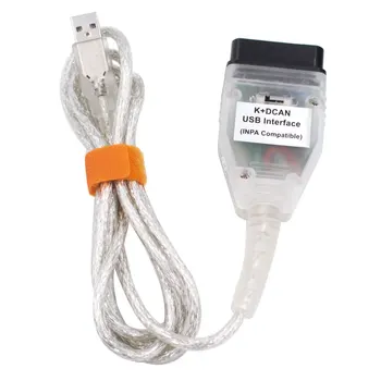 Cablu de calitate pentru BMW INPA K-DCAN Comutator inpa de Diagnosticare OBD2 Cablu de Interfață USB 20Pin Cablu OBD2 de Diagnosticare Scanner FT232RL