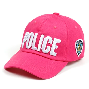 NOUL Brand Noutate Moda Scrisoare de POLIȚIE Bărbați Capace Casual Bumbac Șapcă de Baseball Pentru Femei de Vara Snapback Pălării de Înaltă Calitate Osoasă
