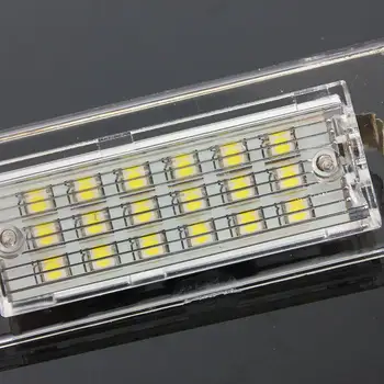 1 Pereche de LED-uri Auto Numărul de Înmatriculare Lampă de Lumină 18 LED Pentru BMW X5 E53 1999-2006 X3 E83 2003-2010